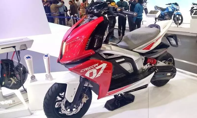 TVS Creon electric scooter, rival to Ather 450X, to launch soon