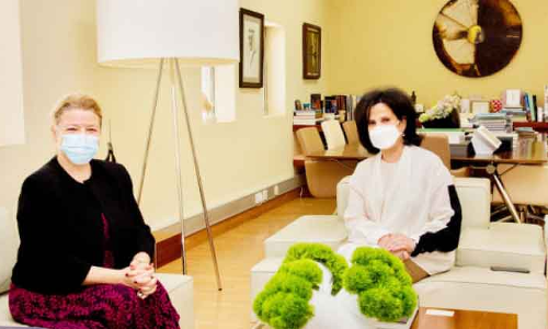 ബഹ്റൈനിലെ പുതിയ തുർക്കി അംബാസഡ​റെ ശൈഖ മയ്​ സ്വീകരിച്ചു