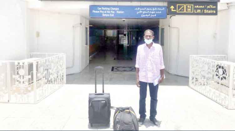 നാട്ടുകാരുടെ കൂട്ടായ്മ താങ്ങായി; സജു നാടണഞ്ഞു നാട്ടുകാരുടെ കൂട്ടായ്മ താങ്ങായി; സജു നാടണഞ്ഞു