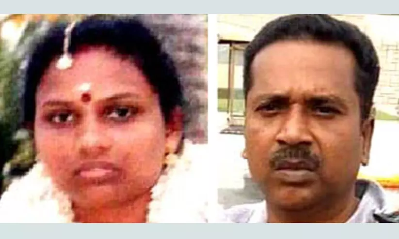 യുവതിയെ ഭർത്താവ് കുത്തിക്കൊലപ്പെടുത്തി യുവതിയെ ഭർത്താവ് കുത്തിക്കൊലപ്പെടുത്തി