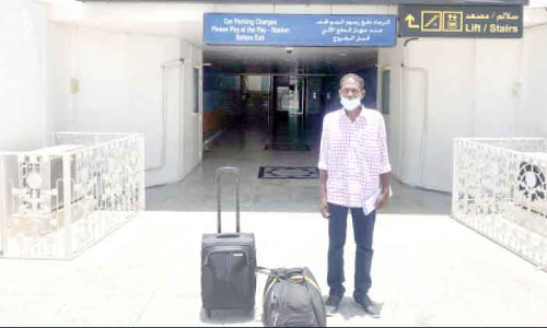 നാട്ടുകാരുടെ കൂട്ടായ്​മ താങ്ങായി; സജു നാടണഞ്ഞു