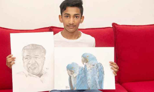 ജീവൻ തുടിക്കുന്ന ചിത്രങ്ങളുമായി അമൽ കൃഷ്ണ