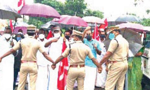 കോസ്​റ്റ്​ ഗാർഡ് ഭവനപദ്ധതി: ചെത്തിക്കോട്ട്​ ജനരോഷം