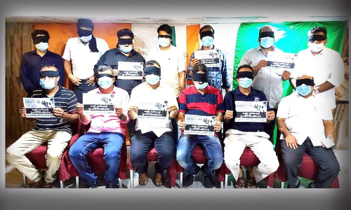 സൗ​ദി ഒ.​െ​എ.​സി.​സി പ്ര​തി​ഷേ​ധം സം​ഘ​ടി​പ്പി​ച്ചു