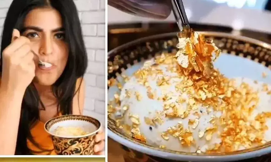 ഒരു കപ്പ്​ ഐസ്​ക്രീമിന്​ എത്ര വിലയാകാം? സ്വർണം മേ​െമ്പാടിയിട്ട ബ്ലാക്​ ഡയമണ്ടിന്​ 60,000 രൂപ മാത്രം