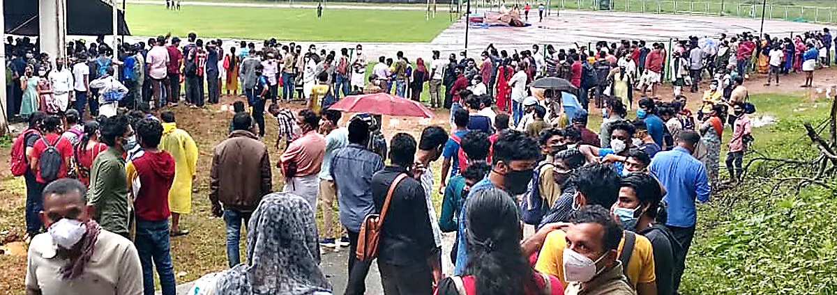 സ്​പോർട്​സ്​ ഹോസ്​റ്റൽ പ്രവേശന ട്രയൽസിന്​ തിക്കും തിരക്കും