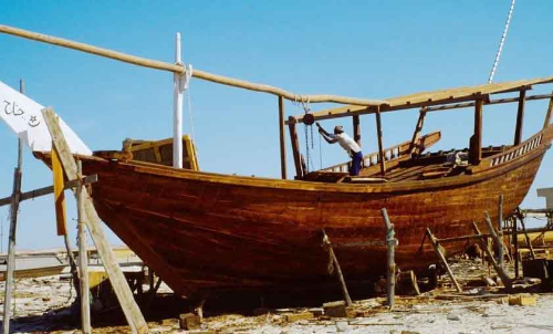 അറബി പായ്ക്കപ്പല്‍   മേഡ് ഇന്‍ അജ്​മാന്‍