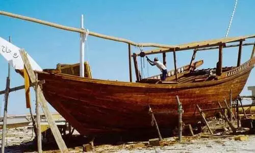 അറബി പായ്ക്കപ്പല്‍   മേഡ് ഇന്‍ അജ്​മാന്‍