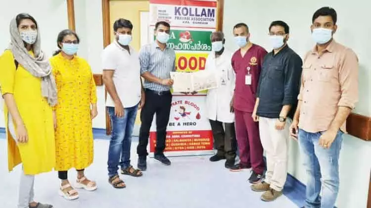 കെ.​പി.​എ സ്നേ​ഹ​സ്​​പ​ർ​ശം ര​ക്ത​ദാ​ന ക്യാ​മ്പ്​ ന​ട​ത്തി