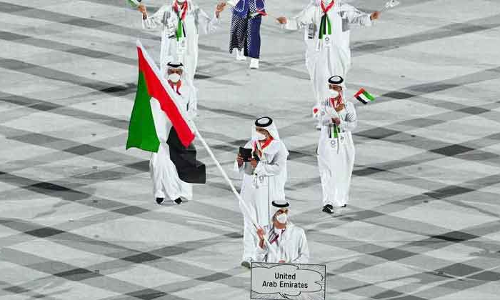 ഒളിമ്പിക്​സ്​: യു.എ.ഇയുടെ പതാ​കയേന്തി യൂസുഫ്​ അൽ മത്​റൂഷി