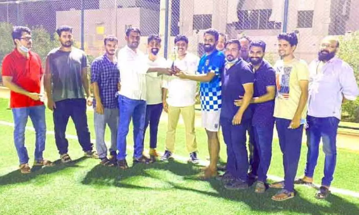 ദ​ല്ല എ​ഫ്.​സി പ്ര​ദ​ർ​ശ​ന, പ്ര​വ​ച​ന​മ​ത്സ​ര​ങ്ങൾ സം​ഘ​ടി​പ്പി​ച്ചു