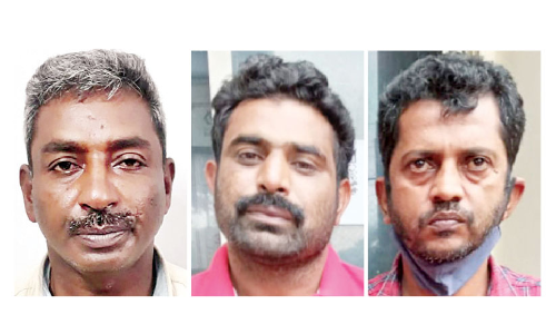 പ്രായപൂര്‍ത്തിയാകാത്ത പെണ്‍കുട്ടിയെ പീഡിപ്പിക്കാന്‍ ശ്രമിച്ച മൂന്നു പേര്‍ അറസ്​റ്റില്‍