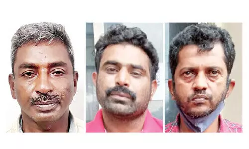 പ്രായപൂര്‍ത്തിയാകാത്ത പെണ്‍കുട്ടിയെ പീഡിപ്പിക്കാന്‍ ശ്രമിച്ച മൂന്നു പേര്‍ അറസ്​റ്റില്‍