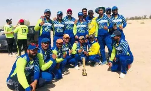 റോ​യ​ൽ​സ് ഡെ​സേ​ർ​ട്ട്​ ക്രി​ക്ക​റ്റ്​: റൈ​സി​ങ്​ സ്​​റ്റാ​ർ സി.​സി ജേ​താ​ക്ക​ൾ