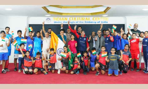 ഇന്ത്യൻ ഒളിമ്പിക്​ ടീമിന്​ ആശംസയുമായി ഐ.എസ്​.സി