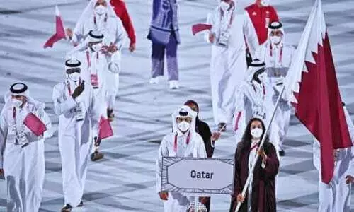 ടോക്യോയിൽ തിളങ്ങി ഖത്തർ