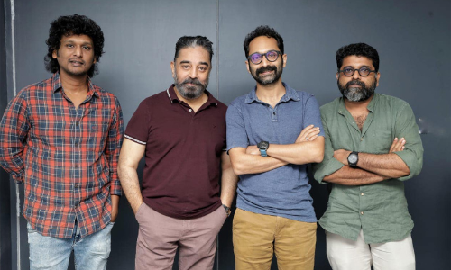 വിക്രം ഷൂട്ടിങ്ങിനിടെ മാലിക്​ കണ്ട് അഭിപ്രായം പങ്കുവെച്ച്​​ കമൽ ഹാസനും ലോകേഷ്​ കനകരാജും