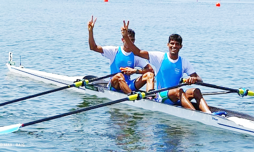 റോ​വി​ങ്ങി​ൽ ചരിത്രനേട്ടം; ഇ​ന്ത്യ​ൻ​ ജോടി സെ​മി​യി​ൽ