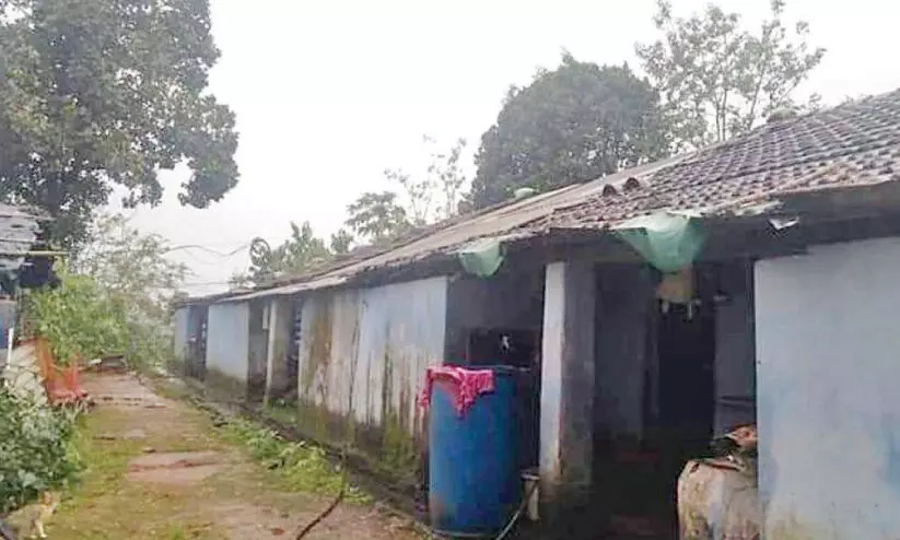 ശോച്യാവസ്​ഥയിൽ പൊഴുതനയിലെ എസ്​റ്റേറ്റ്​ ലയങ്ങൾ