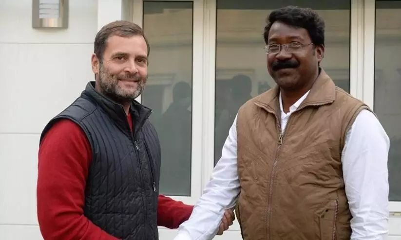 Rahul Gandhi and Naman Bixal Kongari