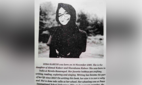 അടച്ചിടൽ കാലത്തെ എഴുത്തുമായി കുഞ്ഞു സാഹിത്യകാരി