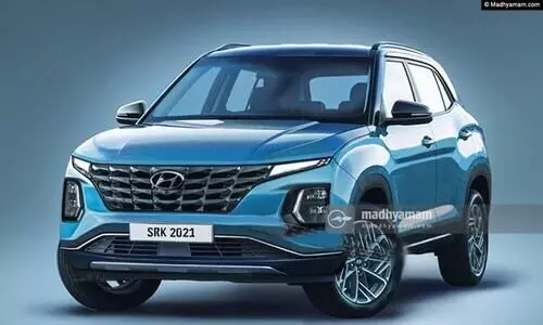 2022 Hyundai Creta compact SUV Facelift: Front fascia spied