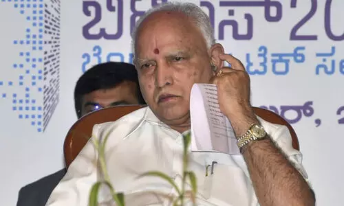 യെദിയൂരപ്പയുടെ രാജിയിൽ പ്രതിഷേധം; ശിവമൊഗ്ഗയിൽ ബന്ദ്​ ആചരിച്ചു