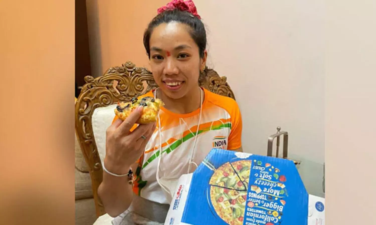 ഒടുവിൽ ചാനുവിനെ തേടി പിസയെത്തി