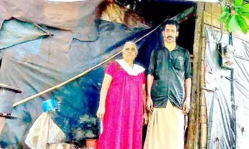 കെട്ടുറപ്പുള്ള വീടാണ്​ ഓമനയുടെ സ്വപ്​നം