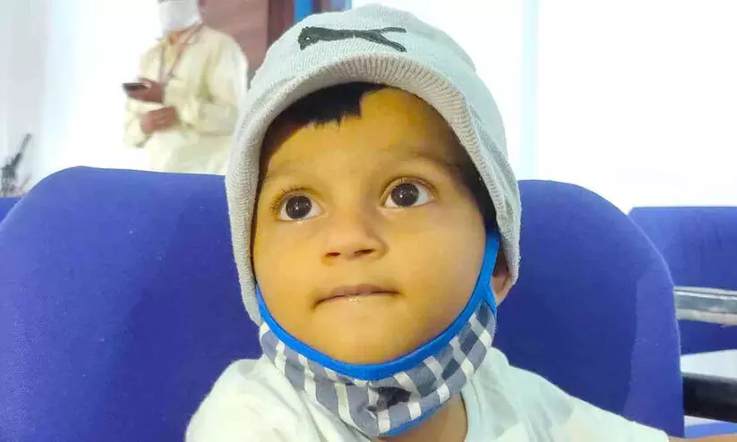 ചപ്പാരപ്പടവിലെ ഒന്നര വയസ്സുകാരന് ജീവിതത്തിലേക്കെത്താൻ 18 കോടി വേണം