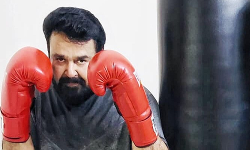 mohanlal boxing