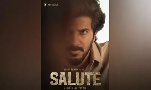 ദുൽഖറിനുള്ള പിറന്നാൾ സമ്മാനമായി റോഷൻ ആൻഡ്രൂസ് ചിത്രം സല്യൂട്ടിന്‍റെ പുതിയ പോസ്റ്റർ പുറത്തിറങ്ങി