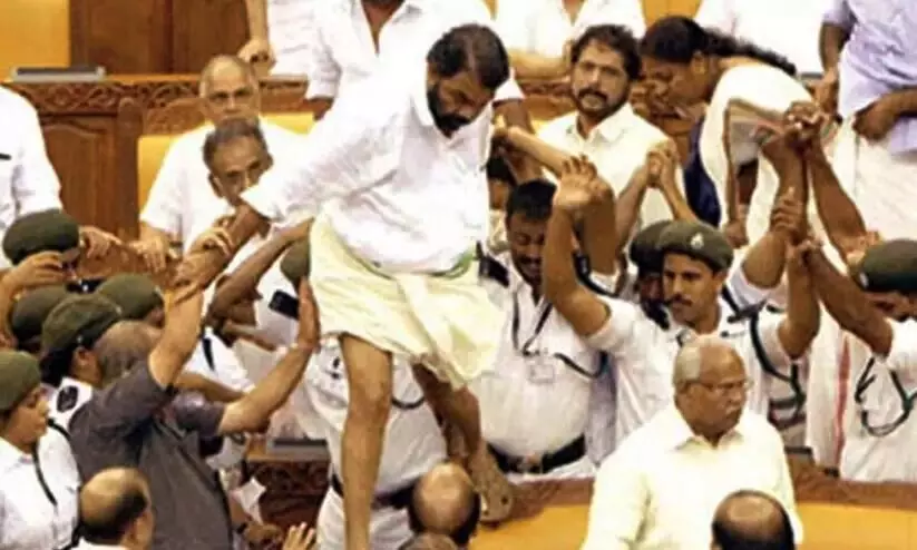 Kerala Assembly ruckus Kerala Assembly ruckus
