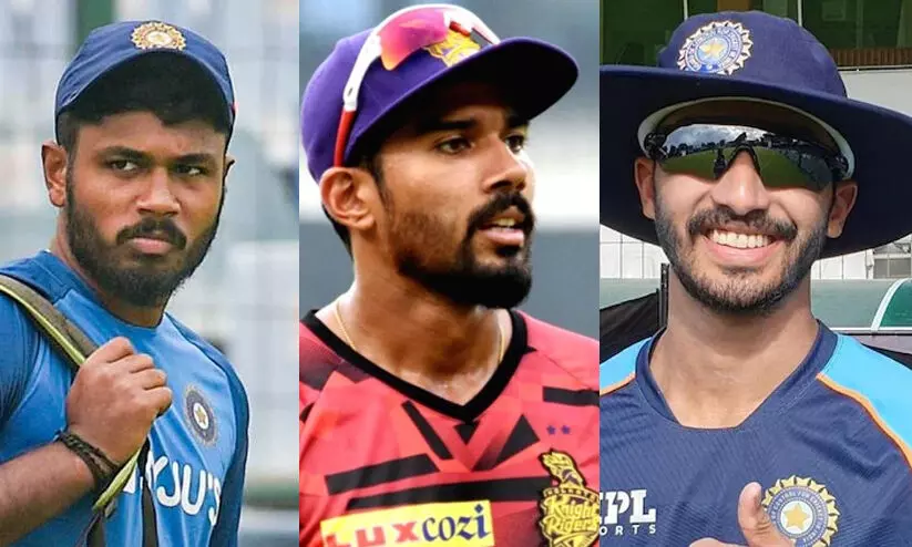 ചരിത്ര നിമിഷം; ശ്രീലങ്കക്കെതിരെ ഇന്ത്യൻ ജഴ്സിയണിഞ്ഞ് മൂന്ന് മലയാളികൾ കളത്തിൽ ചരിത്ര നിമിഷം; ശ്രീലങ്കക്കെതിരെ ഇന്ത്യൻ ജഴ്സിയണിഞ്ഞ് മൂന്ന് മലയാളികൾ കളത്തിൽ