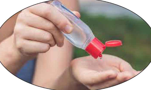 സാനിറ്റൈസർ കണ്ണിൽ വീണ്​ നാലു വയസ്സുകാരിക്ക്​ പരിക്ക്​