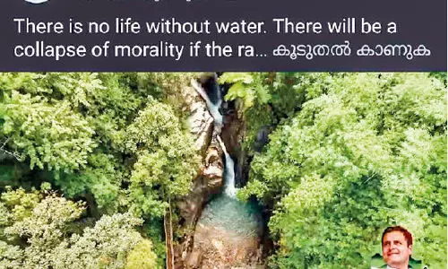 പ്രകൃതി സംരക്ഷണ ദിനത്തിൽ കേരളാംകുണ്ട് ദൃശ്യം ഫേസ്​ബുക്കിൽ പങ്കുവെച്ച് രാഹുൽ ഗാന്ധി