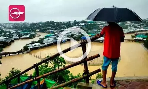 റോഹിങ്ക്യൻ അഭയാർഥി ക്യാമ്പിൽ ഉരുൾപൊട്ടൽ; വെള്ളപ്പൊക്ക ദുരന്തം