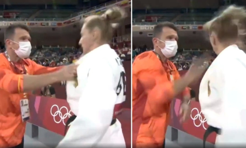 judo coach slaps