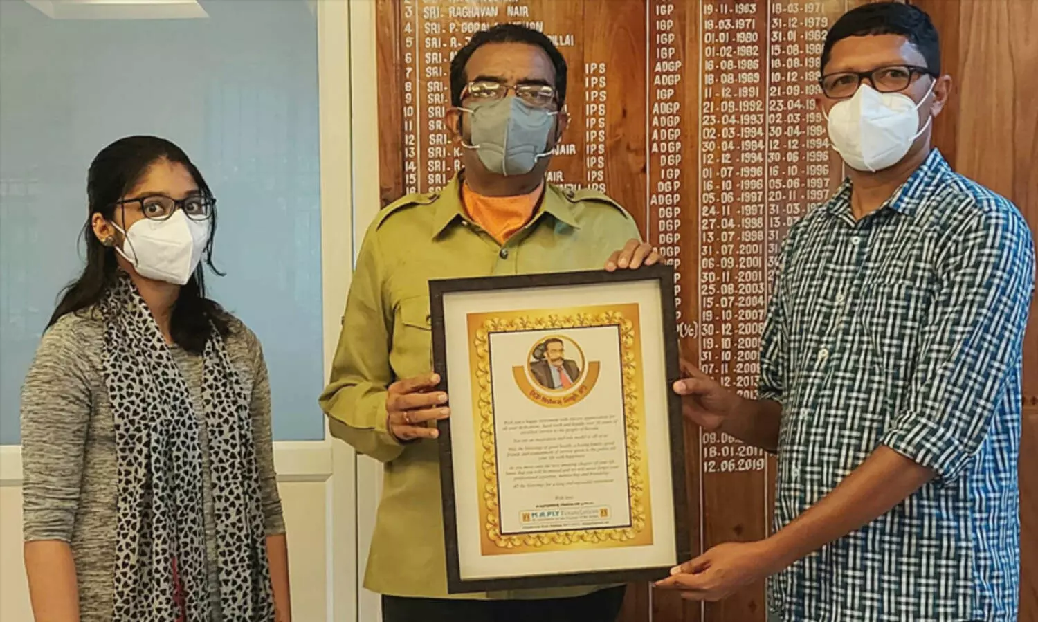 ഋഷിരാജ് സിങ്ങിന് സ്നേഹാദരം