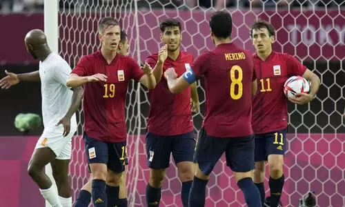 ഒളിമ്പിക്സ് ഫുട്ബാൾ: ബ്രസീൽ x മെക്സികോ, സ്പെയിൻ x ജപ്പാൻ സെമി ഒളിമ്പിക്സ് ഫുട്ബാൾ: ബ്രസീൽ x മെക്സികോ, സ്പെയിൻ x ജപ്പാൻ സെമി