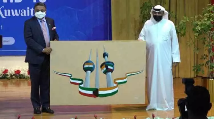 മഹ്​മൂദ്​ ഖത്താ​െൻറ വരയിൽ തെളിഞ്ഞത് ഇന്ത്യ–കുവൈത്ത്​​ സൗഹൃദം