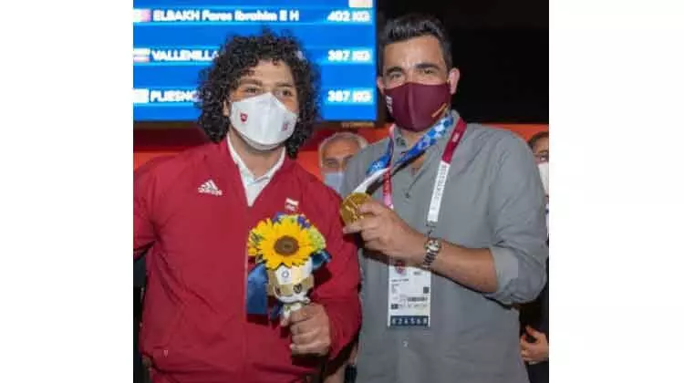 ഒളിമ്പിക്​ നഗരിയിൽ ആദ്യമായി ദേശീയഗാനം