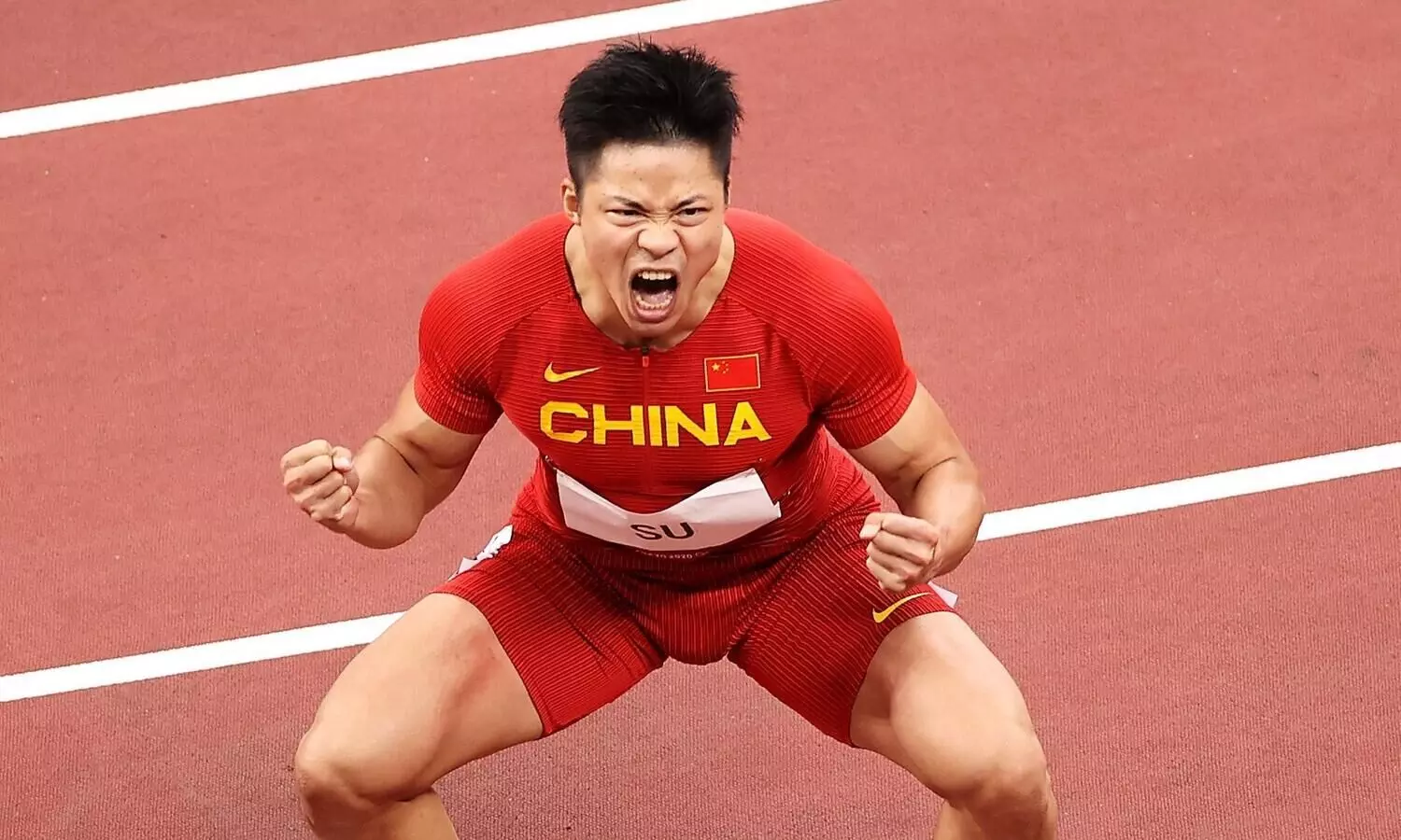 ഒളിമ്പിക്​സ്​ 100 മീറ്റർ ഫൈനലിൽ ജമൈക്കൻ താരങ്ങളില്ല; അമ്പരപ്പിച്ച്​ ചൈനീസ്​ താരം