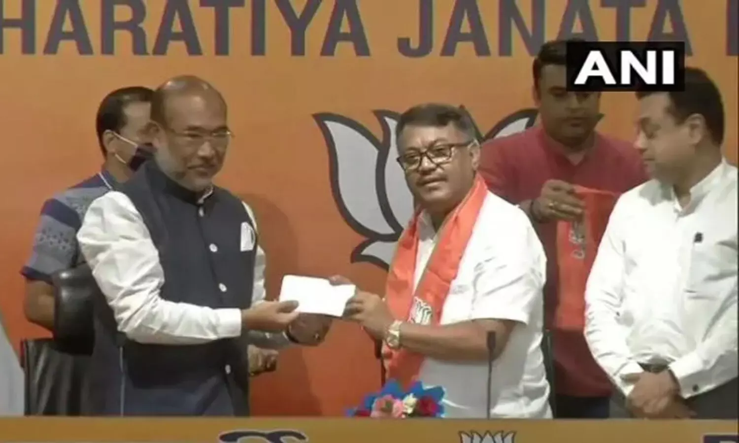 മണിപ്പൂരിലെ മുൻ കോൺഗ്രസ്​ അധ്യക്ഷൻ ബി.ജെ.പിയിൽ ചേർന്നു