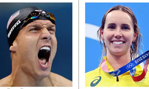 നീന്തൽക്കുളത്തിൽ ഡ്ര​സ​ലി​ന്​ അ​ഞ്ചു സ്വ​ർ​ണം; മ​ക്കി​യോ​ണി​ന്​ ഏ​ഴു മെ​ഡ​ൽ