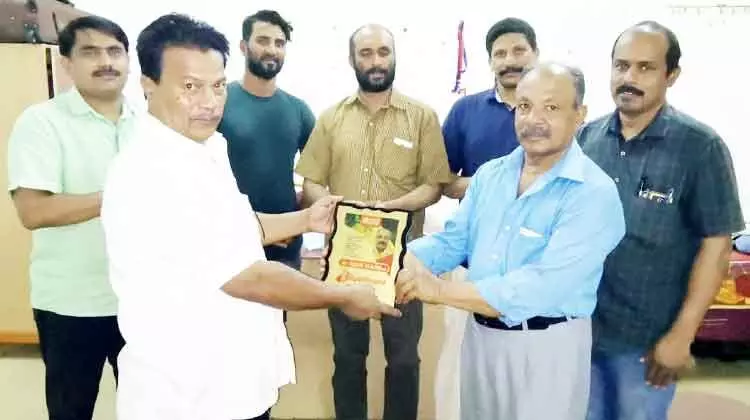 ജോസ് സ്കറിയക്ക് കേളി യാത്രയയപ്പ് നൽകി ജോസ് സ്കറിയക്ക് കേളി യാത്രയയപ്പ് നൽകി