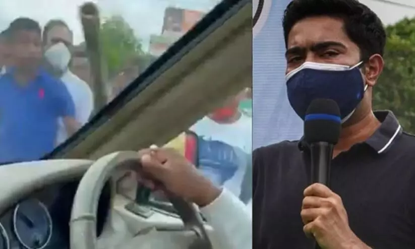 Abhishek Banerjees convoy attacked in Tripura by BJP