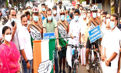 കാലടിയിൽ പുതിയ പാലമെന്ന ആവശ്യവുമായി സെ​ക്ര​ട്ടേ​റി​യ​റ്റിലേക്ക് സൈക്കിള്‍യാത്ര