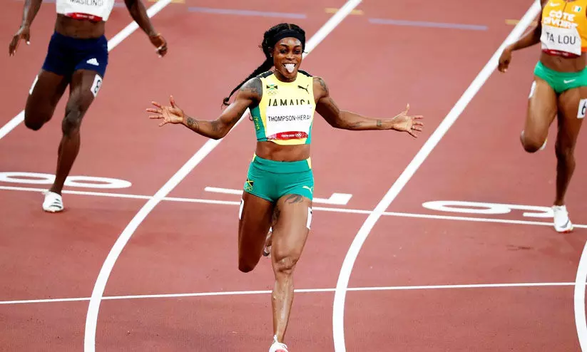 100ന്​ പിന്നാലെ 200ലും സ്വർണം; കൊടുങ്കാറ്റായി ജമൈക്കയുടെ എലീൻ തോംപ്​സൺ