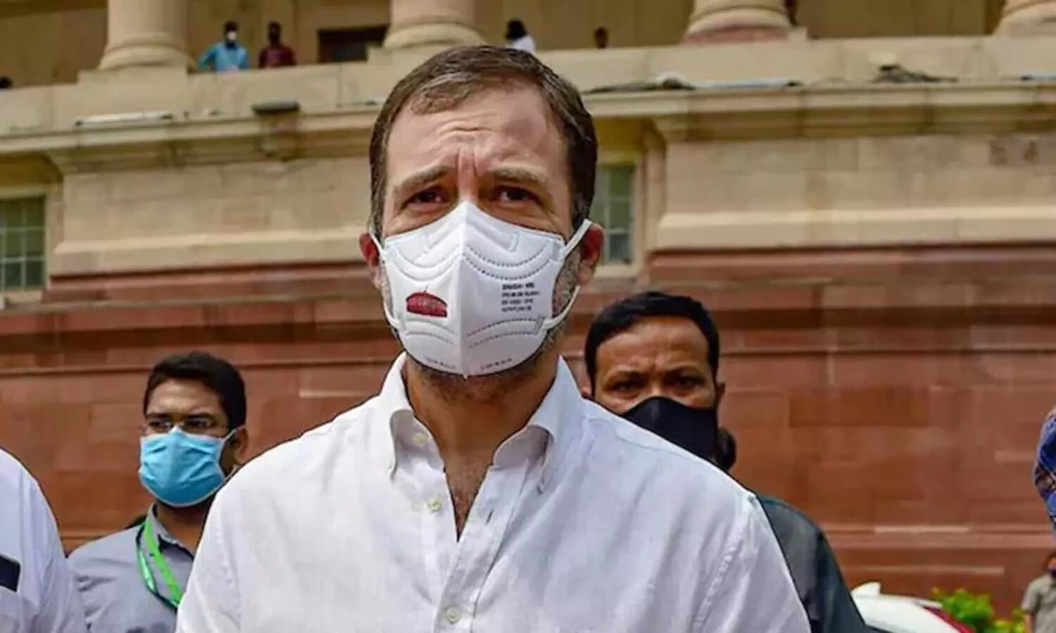 Rahul Gandhi leads bicycle rally to Parliament over fuel price hike